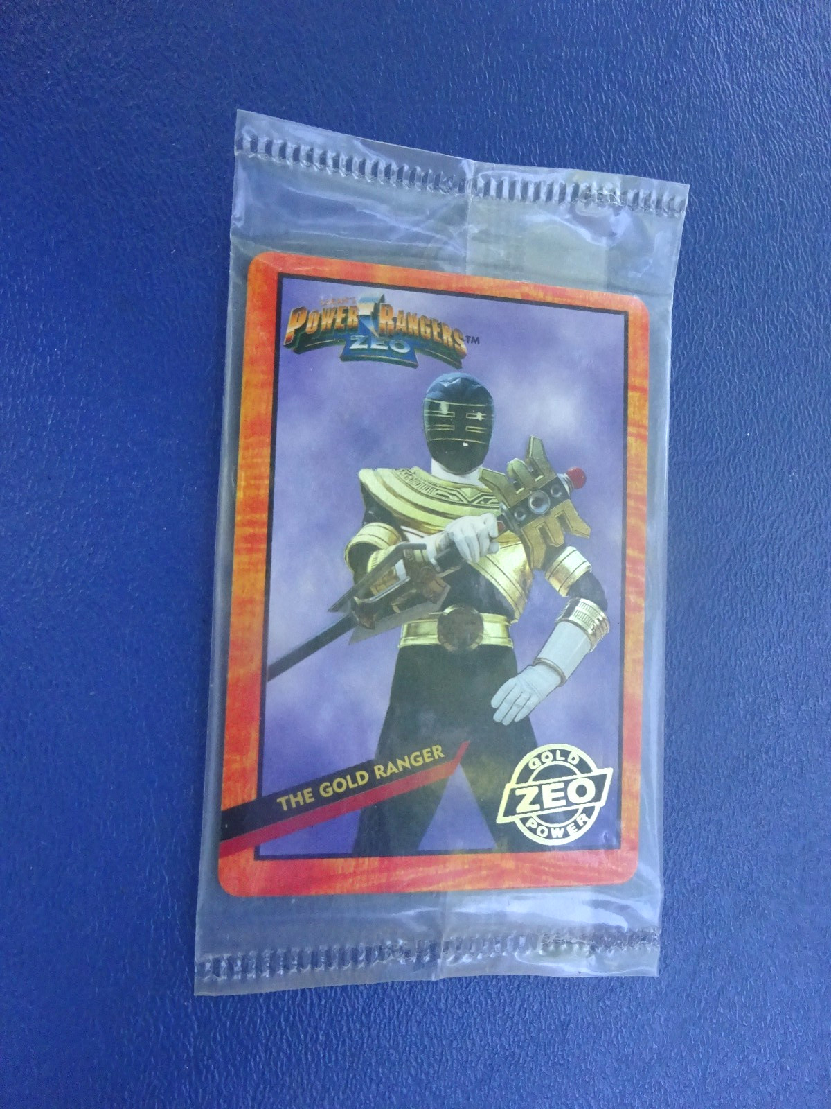 1996 Powers Rangers Gold Ranger Zeo Gold Power Promo Card, Factory sealed 1996 Powers Rangers Gold Ranger Zeo Gold Power Promo Card, Factory sealed