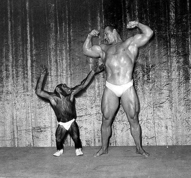 Famous Bodybuilder & Strongman Mr America John Grimek C1940s 2 Old Photo