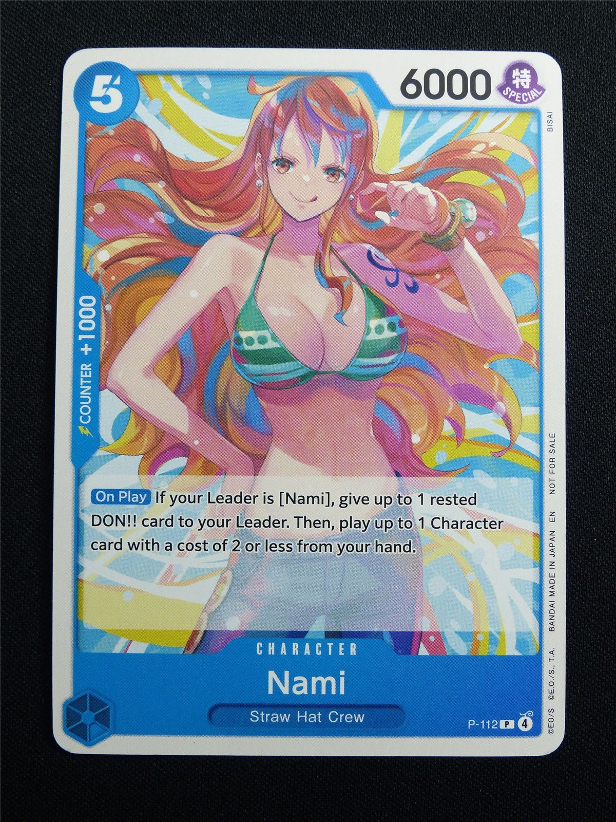 Nami P-112 Promo - One Piece Card #3KM Nami P-112 Promo - One Piece Card #3KM