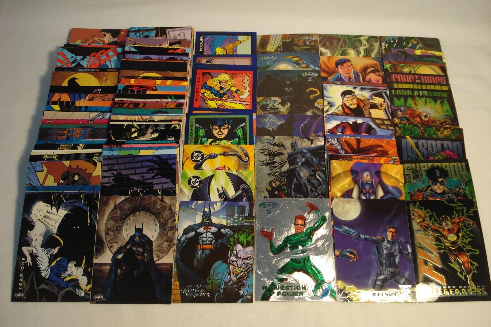 CLEAN HUGE LOT of 236 Skybox Batman DC Cards 1994 Metal 1995 1993 Chrome Foil