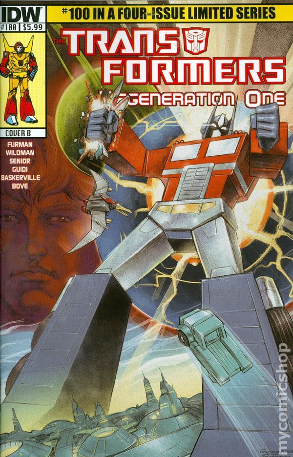 Transformers Regeneration One #100B VF 2014 Stock Image