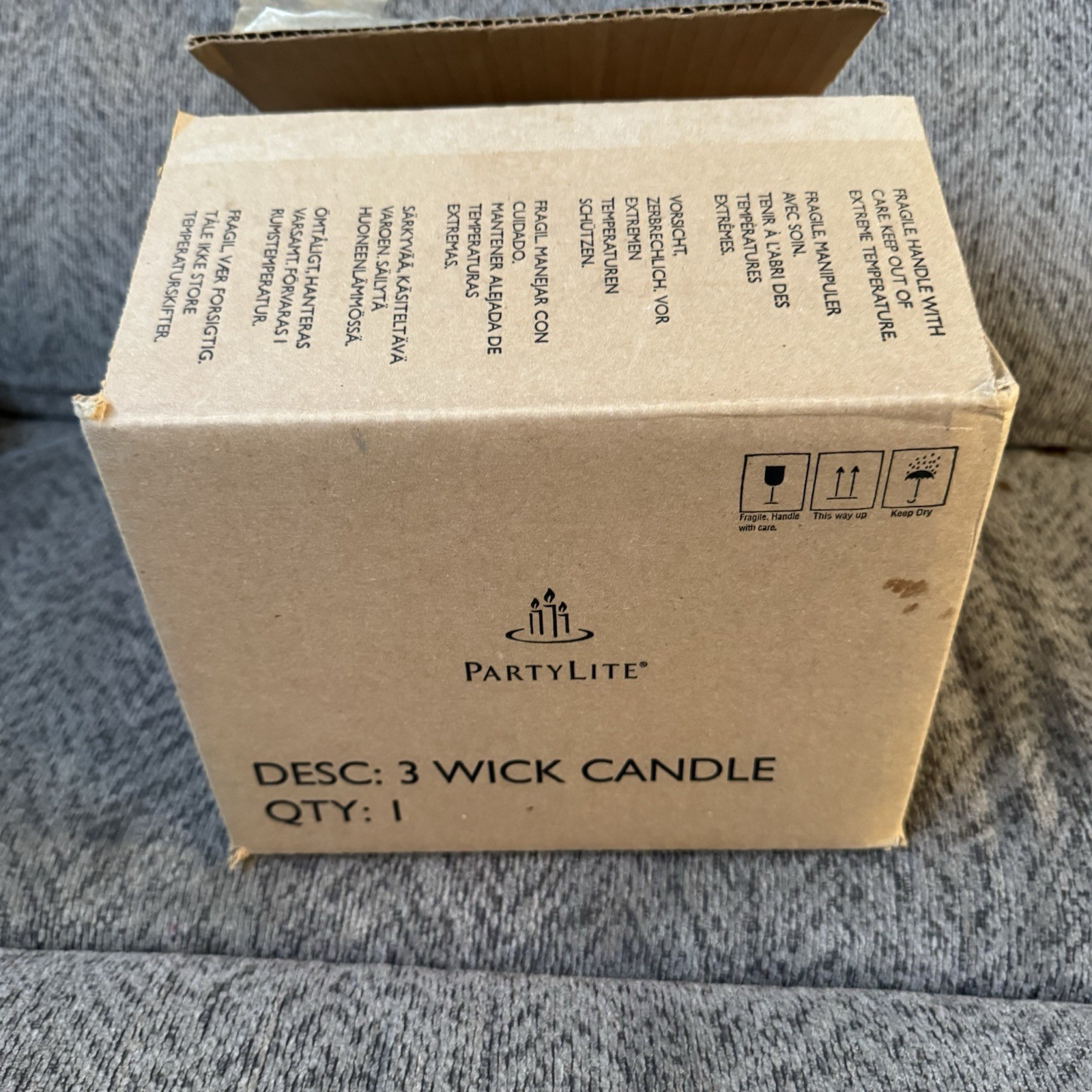 Partylite 3 Wick Candle 6 Partylite 3 Wick Candle 6