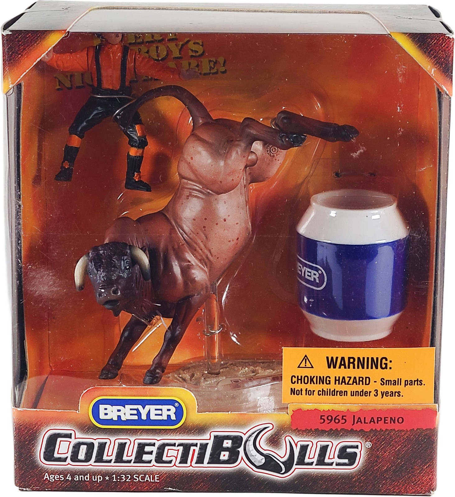 NIB Breyer CollectiBulls Jalapeno Rodeo Playset 5965 Stablemates 1:32 New NIB Breyer CollectiBulls Jalapeno Rodeo Playset 5965 Stablemates 1:32 New