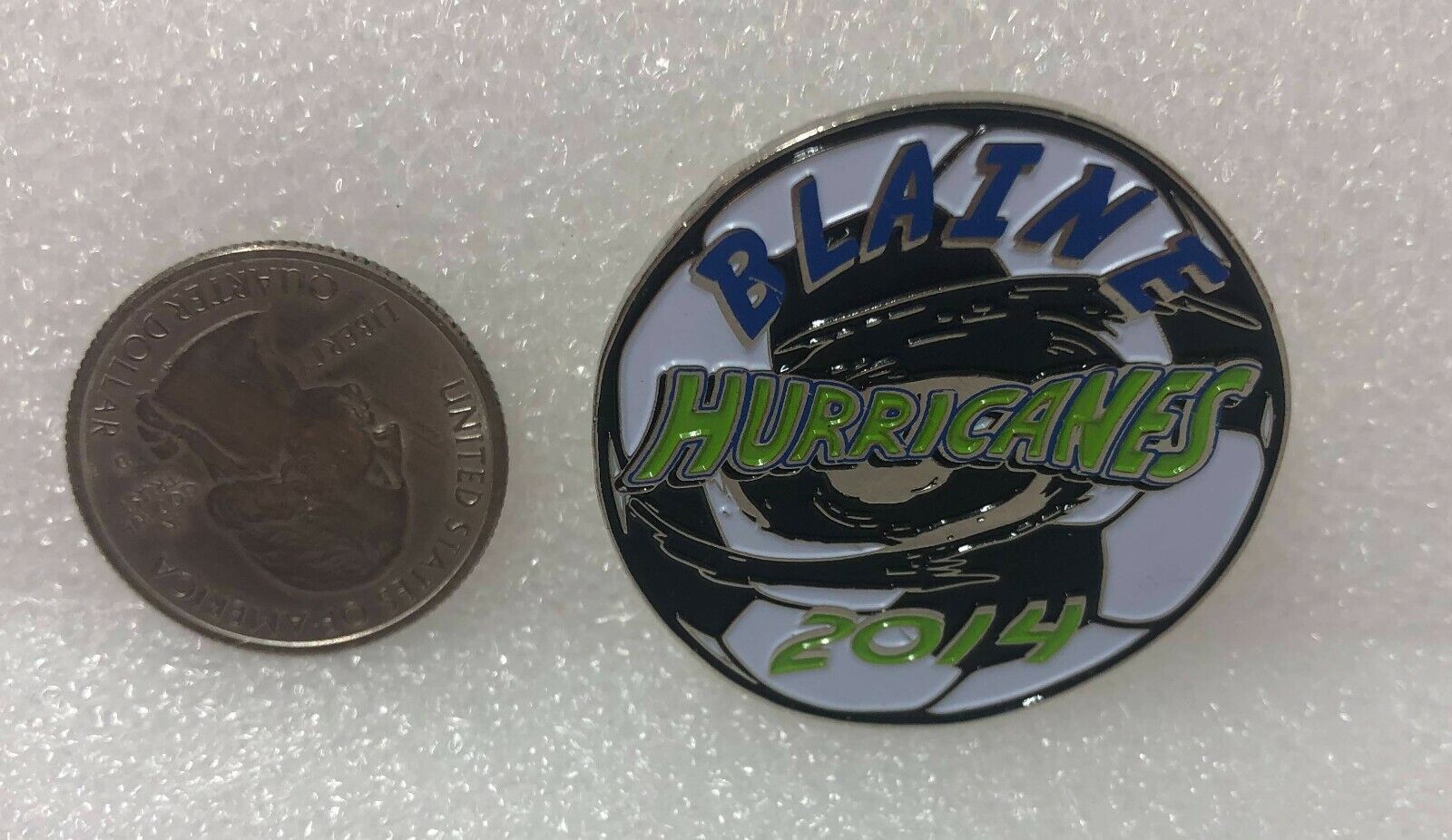 2014 Blaine Hurricanes Soccer Pin