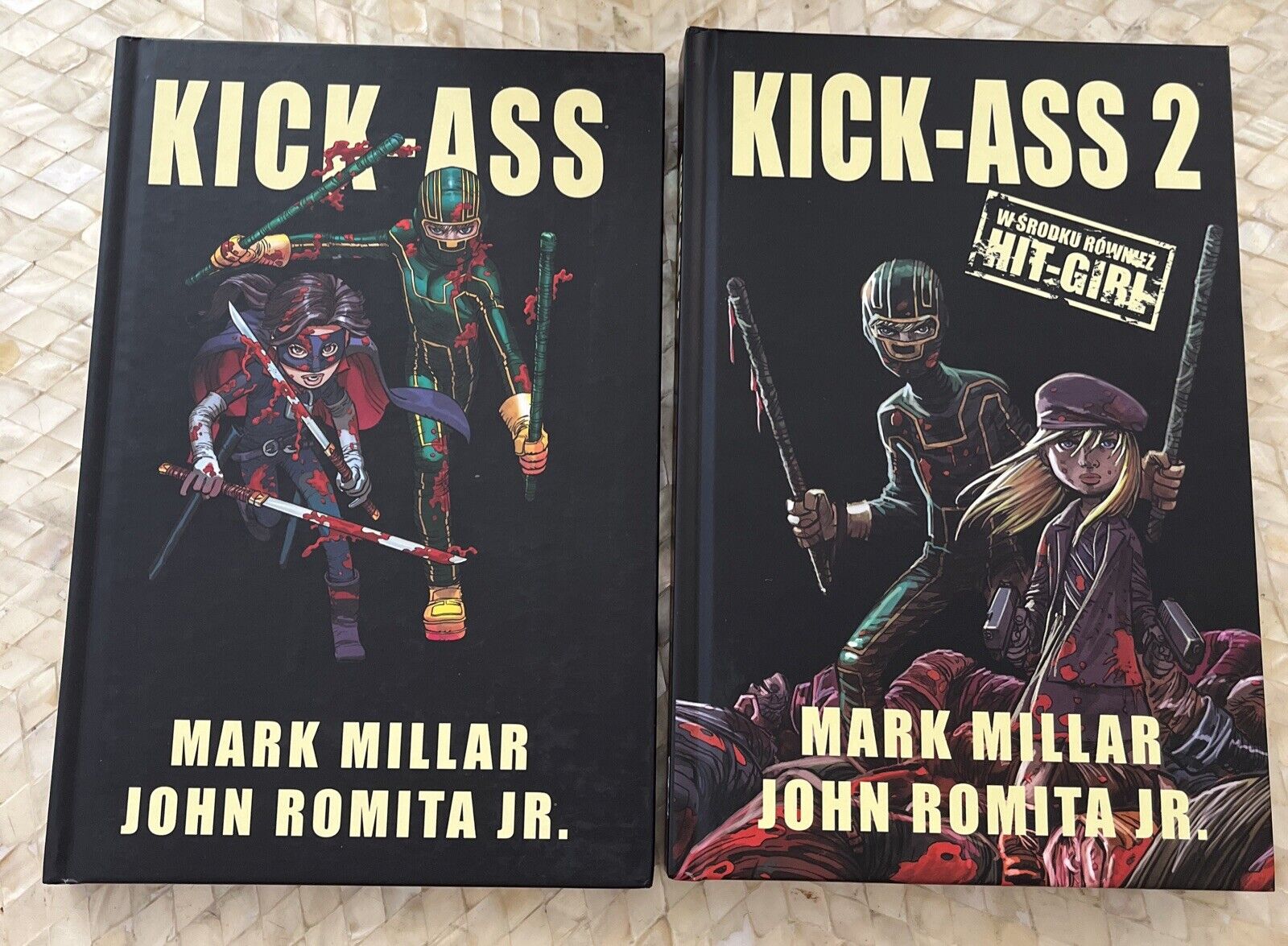 Kick Ass 1, 2 & Hit Girl MARK MILLAR JOHN ROMITA JR Polish Language Edition Set