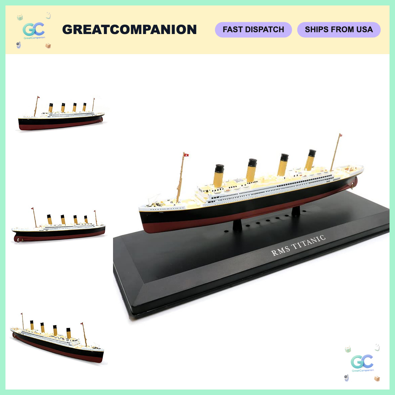 RMS Titanic Model 1:1250 Scale - Classic Legendary Cruise Ship Collectible