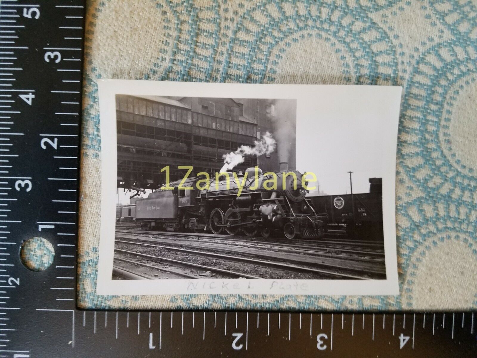 A572 VINTAGE TRAIN ENGINE PHOTO Railroad NORTH PLATTE ROAD # 168