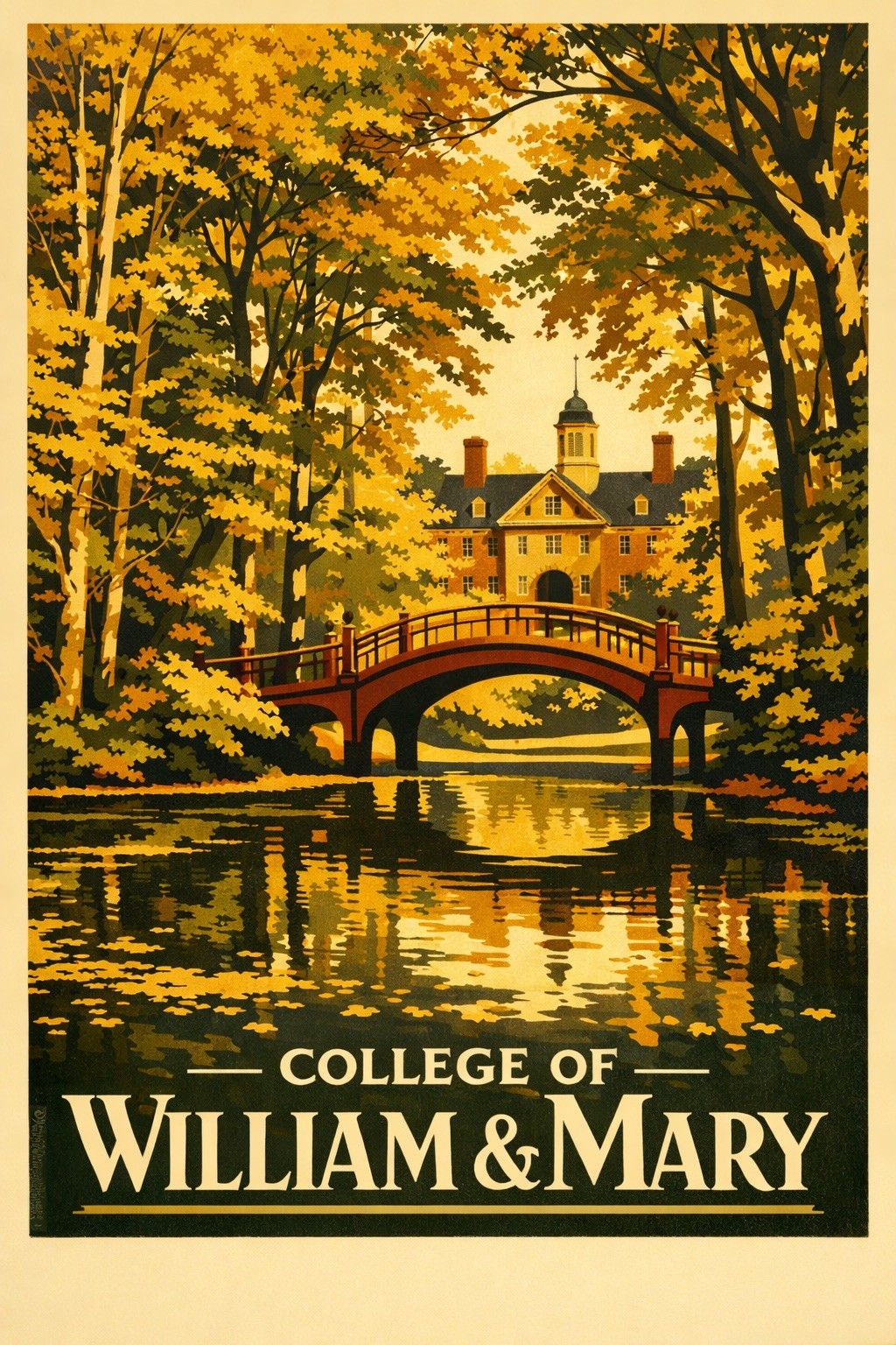 π College of William & Mary Poster - 24x36β Premium Matte Paper 200gsm π College of William & Mary Poster - 24x36β Premium Matte Paper 200gsm