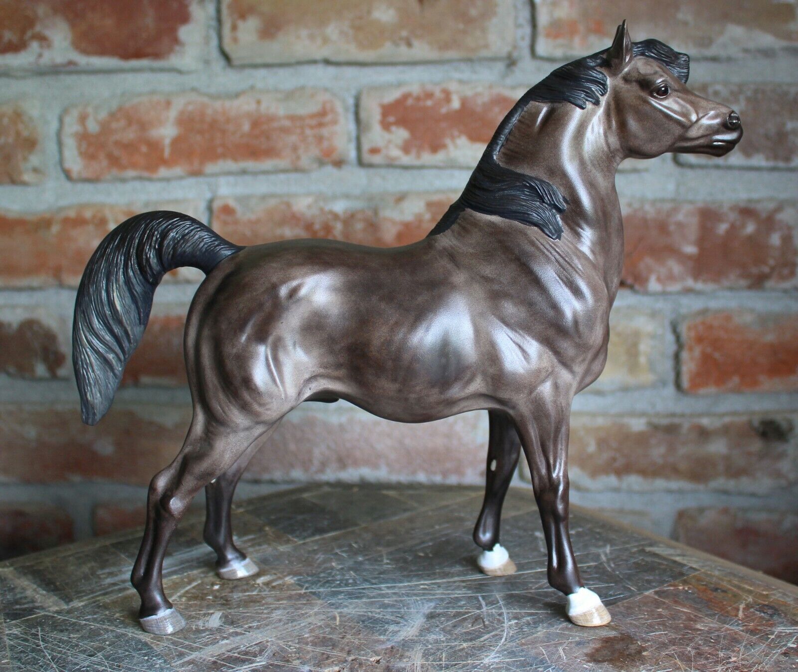Hartland Custom Steel/Dapple Gray Regal Arabian Horse