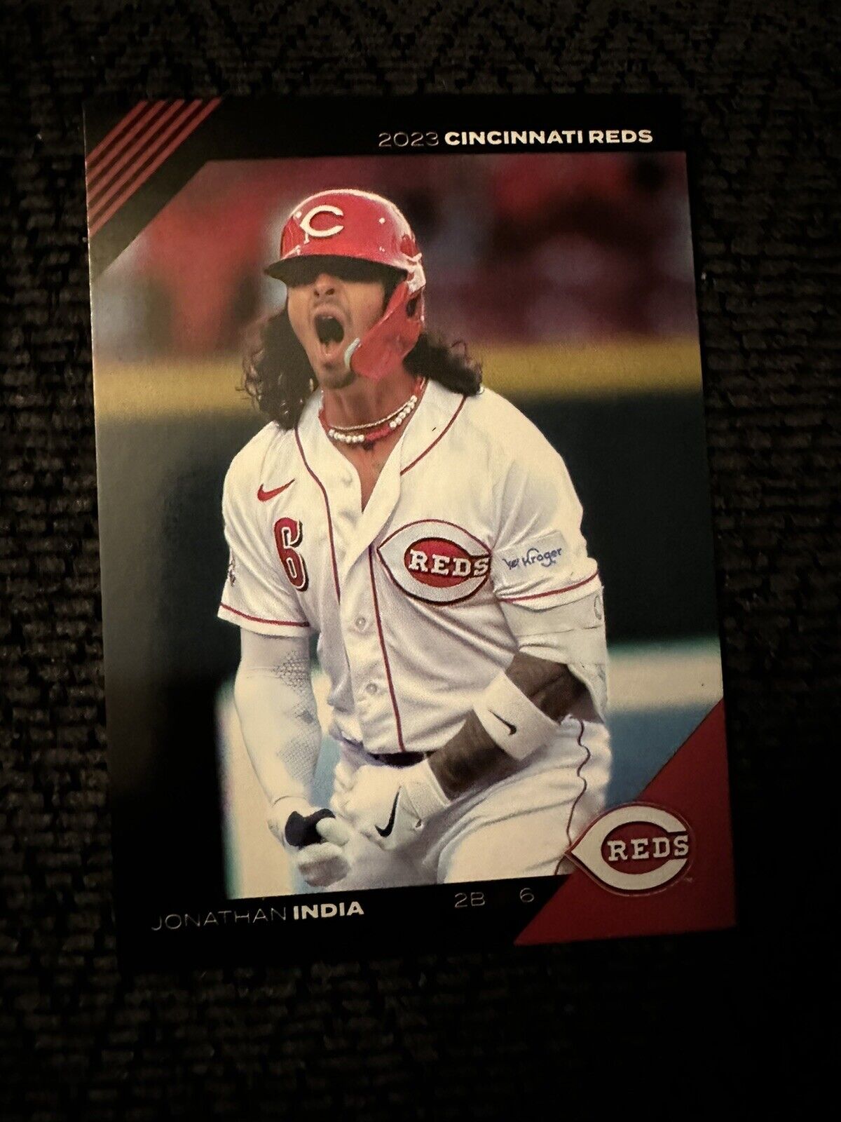 2023 Kahns Baseball Trading Card Cincinnati Reds Team Issued Jonathan India