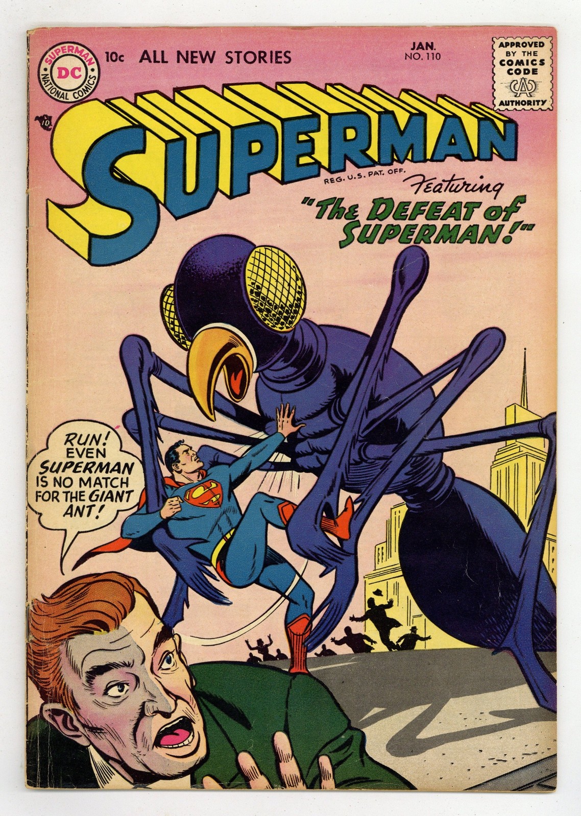 Superman #110 VG 4.0 1957