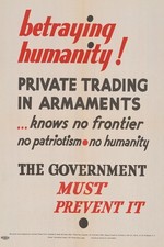 🛡️ Betraying Humanity Anti-War Protest Poster - Vintage Style Print 16x24” - picture