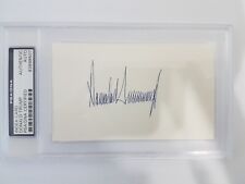 Donald Trump Ultra rare full signed Index card picture
