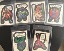 Set Of 6 | 1975 Marvel Stickers  picture