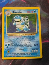 Blastoise Holo Rare Base Set 002/102 LP Pokemon picture
