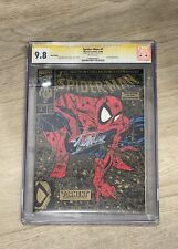 Spider-Man #1 CGC 9.8 Gold Signed by STAN LEE, 1990 Torment, Rare picture