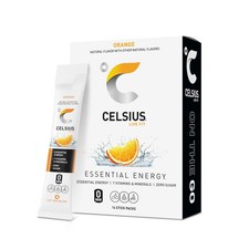 CELSIUS On The Go Orange, Sugar Free Energy 0.18 Ounce (Pack of 14), No Color picture