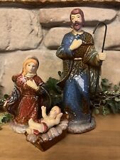 2011 Avon Nativity Holy Family 3 Figurines NOS Unused picture