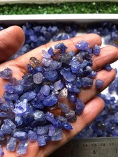 Natural Tanznaite Rough Gemstone, Loose Specimen Tanzanite Crystal, Healing Raw picture