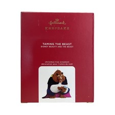 2020 Hallmark Taming the Beast Limited Ornament - Disney Beauty And The Beast picture