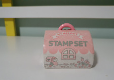 VTG My Melody Bunny & Friends Sanrio Mini Rubber Stamp Set Made in Japan 1979 picture