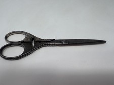 Rare Ornate Antique Vintage Scissors D. Herder Germany Solingen Gothic Cross picture