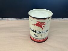 Vintage Mobilgrease No 4 Grease Can Oil Can Socony Vacuum Oil Company 1lb picture