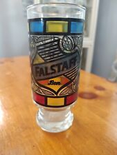 Vintage 1970’s Anchor Hocking Falstaff Stained Glass Style Beer Glass picture