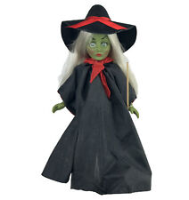 Vintage Effanbee Wizard Of Oz Wicked Witch Halloween Figurine Sleepy Eyes Doll picture