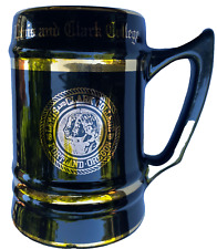 VTG Lewis & Clark College Oregon WC Bunting Black 20 Oz ceramic Stein Mug Cup picture