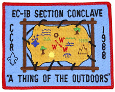 1988 Section EC-1B Conclave Tichora Lodge 146 Four Lakes Council Patch CCR picture