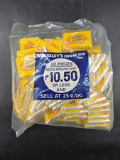 Vintage Wrigleys Vending 50 PIECE Chewing Gum UNOPENED RARE PHILLIPINES  picture