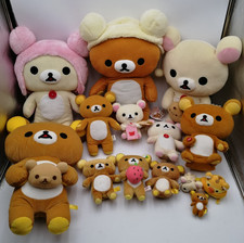 Huge Rilakkuma Plush Lot Korilakkuma Chairoikoguma Banpresto Sega Kawaii Bulk picture
