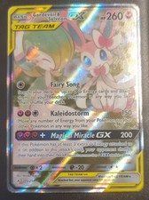 2019 Pokemon Sun & Moon Unbroken Bonds Gardevoir Sylveon Tag Team GX #205/214 picture