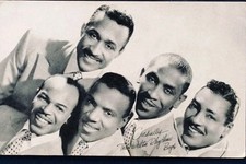 1950s The Delta Rhythm Boys Vintage Music Group Arcade Exhibit Card 3.5