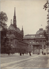 Paris, Palais de Justice and the Sainte Chapelle, vintage print, ca.1890 print vi picture
