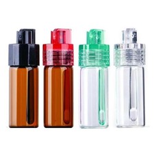 3Pcs Vintage Glass Bottles For Travel Spice Powder Storage Boxes Men Gift picture
