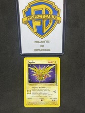 POKÉMON FOSSIL UNLIMITED ZAPDOS RARE NONHOLO 30/62 NM picture