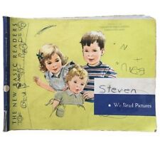 We Read Pictures 1956 New Basic Readers School Workbook Curriculum Foundation picture