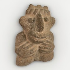 Pre Columbian Stone Human Effigy Idol Cuyutecos Aztec Olmec Artifact Jalisco picture