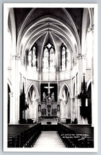 Helena, MT, St. Helena Cathedral, Interior, RPPC, Vintage Postcard picture