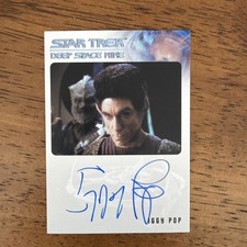 Star Trek: Deep Space Nine Heroes & Villains Iggy Pop Autograph Rittenhouse Auto picture