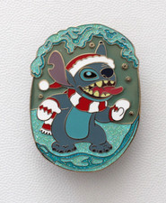Disney Shopping Pin DS Jumbo Snowfall Series Stitch LE200 picture
