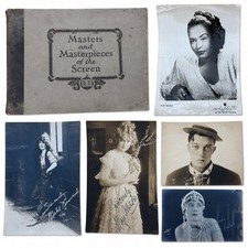 1927 Masters & Masterpieces Screen Silent Film Book Photos Keaton Holiday Lot picture
