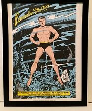 Namor the Sub-Mariner by Bill Everett 9x12 FRAMED Marvel Comics Vintage Art Prin picture