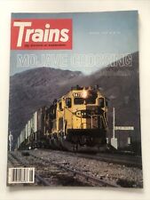 Trains Magazine August 1977 Santa Fe Symbol Freight 803 Ash Hill CA Locomotive picture