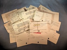 Lot of 50 Vintage Library Catalog Cards Authentic Library Ephemera Junk Journal picture