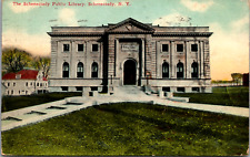 Vintage C. 1916 Old Public Library Schenectady New York NY Postcard Golding picture