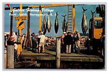 Postcard Narragansett Rhode Island Galilee Fishing Pier picture