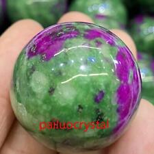 1pc Natural Zoisite Ball Quartz Crystal Sphere Reiki Healing Gem 30mm picture